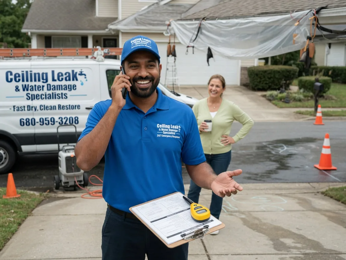 Ceiling Leak Cleanup Ashdown, AR FAQs